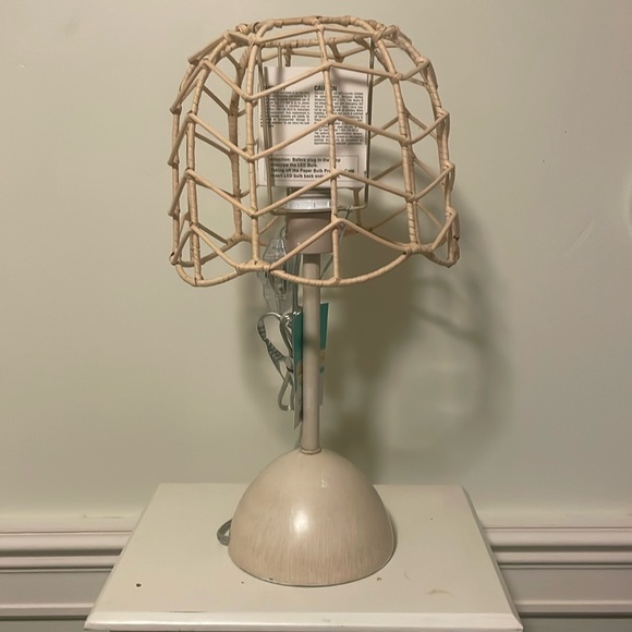 Pillowfort Accents Natural Rattan Lamp Poshmark